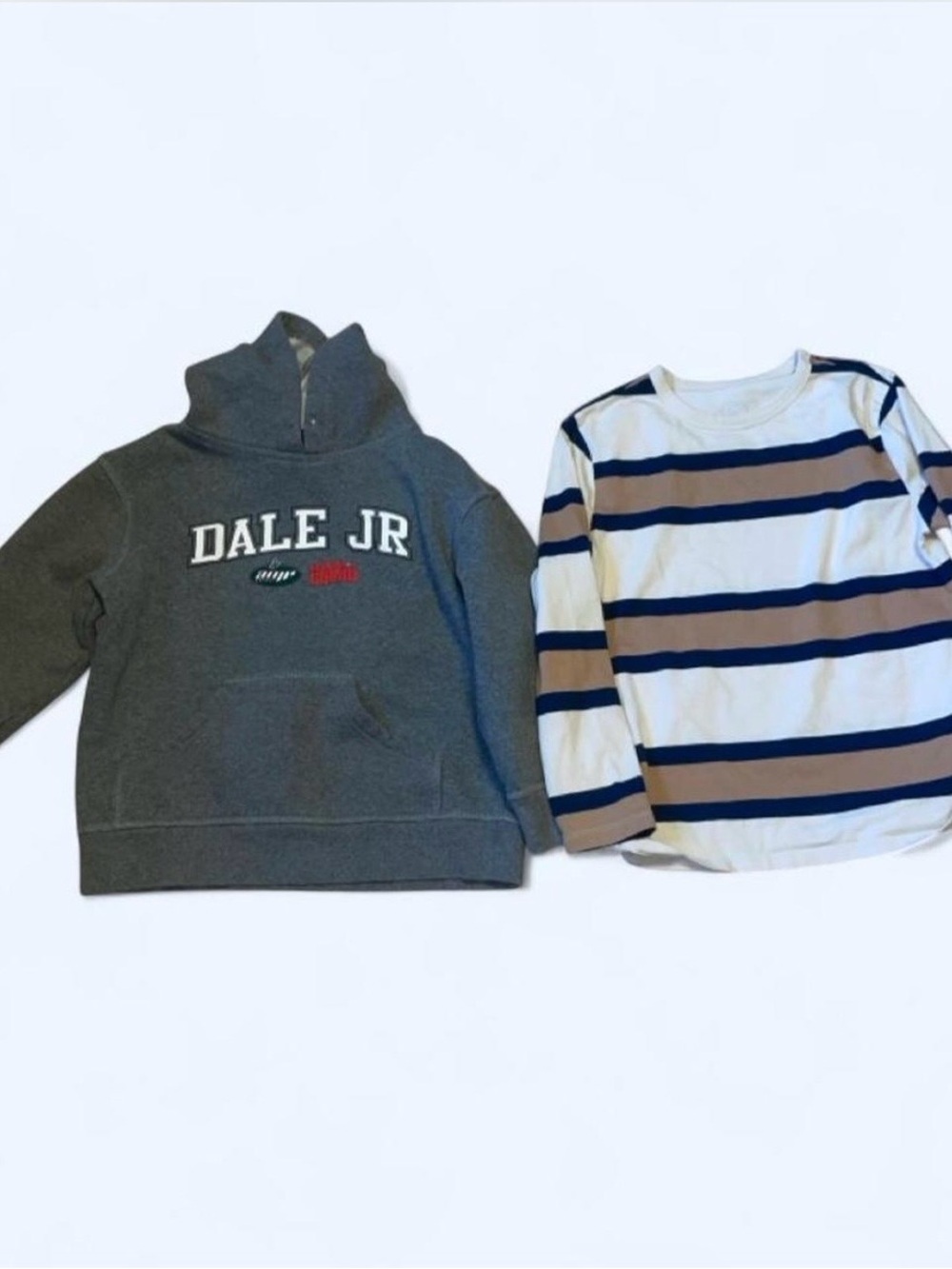 Boy’s Bundle Nascar Dale Jr. Hoodie striped Soft Tee